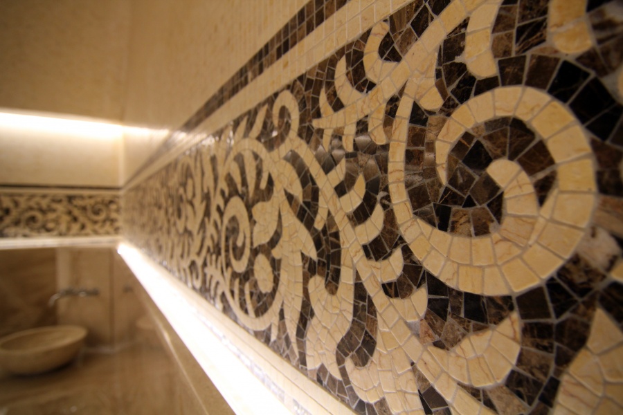 "Загородный, гостевой дом" Турецкая баня (хамам). Реализация проекта совместно с компанией "Санлайт"