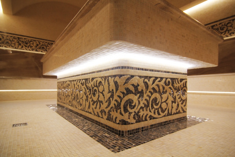 "Загородный, гостевой дом" Турецкая баня (хамам). Реализация проекта совместно с компанией "Санлайт"